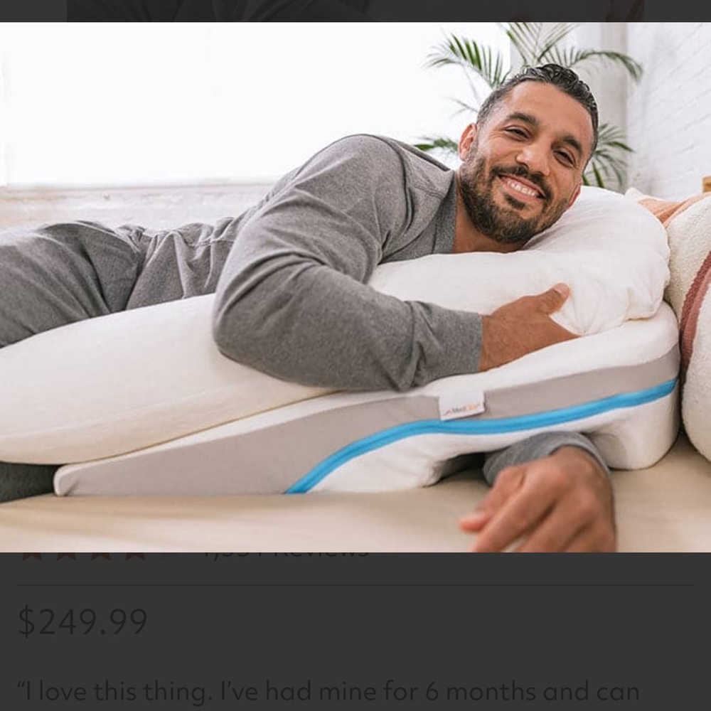 Medicline shoulder relief system pillow